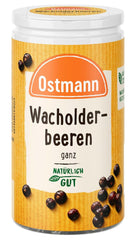 Ostmann Gewürze - Wacholderbeeren ganz | Ideal zum Würzen von Sauerbraten und Wildgerichten | 20 g in der Streudose