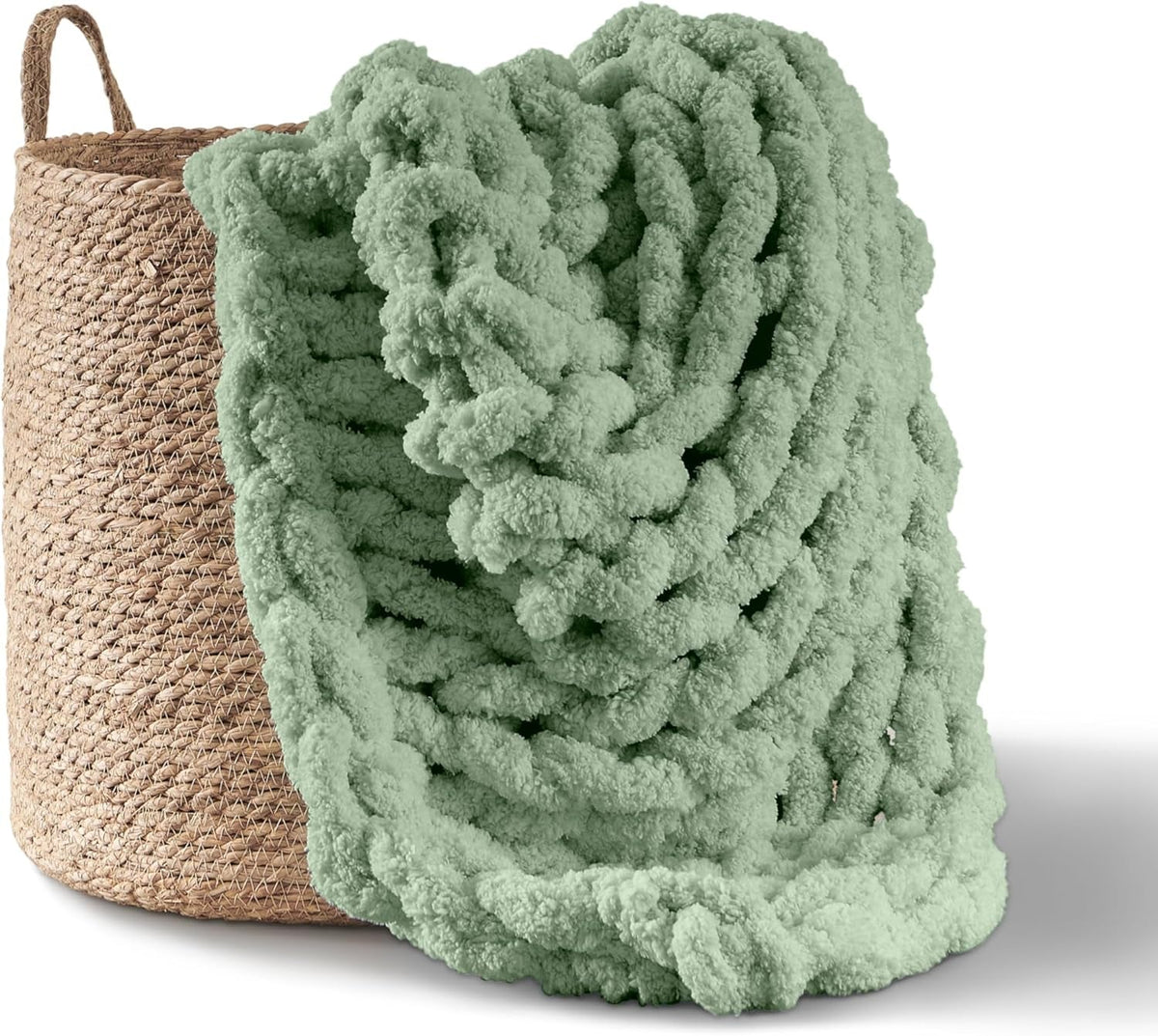 Chunky pătură tricotate, arunca, 100% mână tricotate cu jumbo chenille fire (127 X 152.4 Cm, gri liliac) Paturi si Cuverturi Adyrescia Salutări 50 "X60"