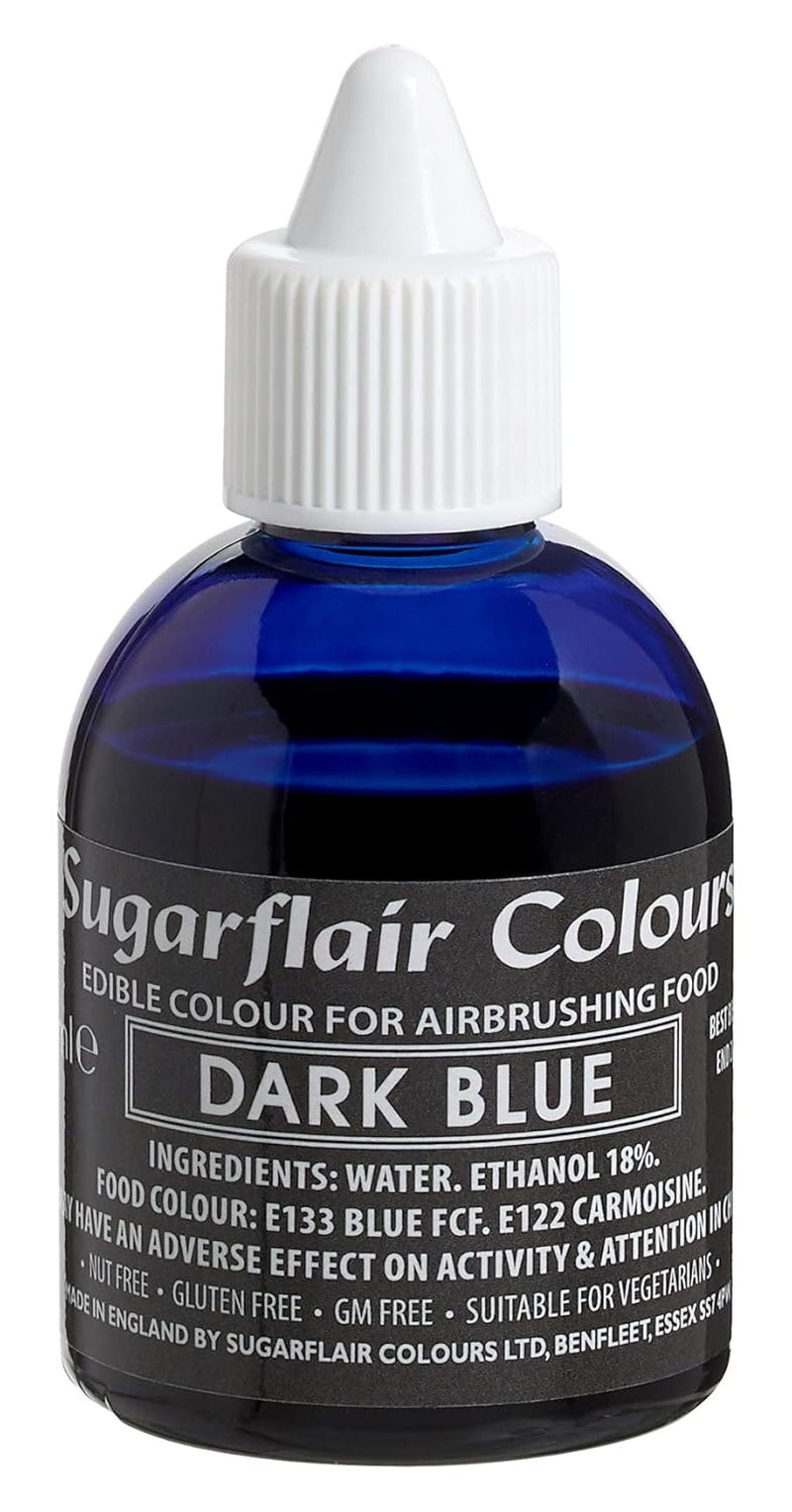 Colorant alimentar Sugarflair cu aerograf, auriu auriu, colorant alimentar lichid comestibil, colorant pentru aerograf, torturi, brioșe, glazură și decorațiuni pentru torturi - 60 ml