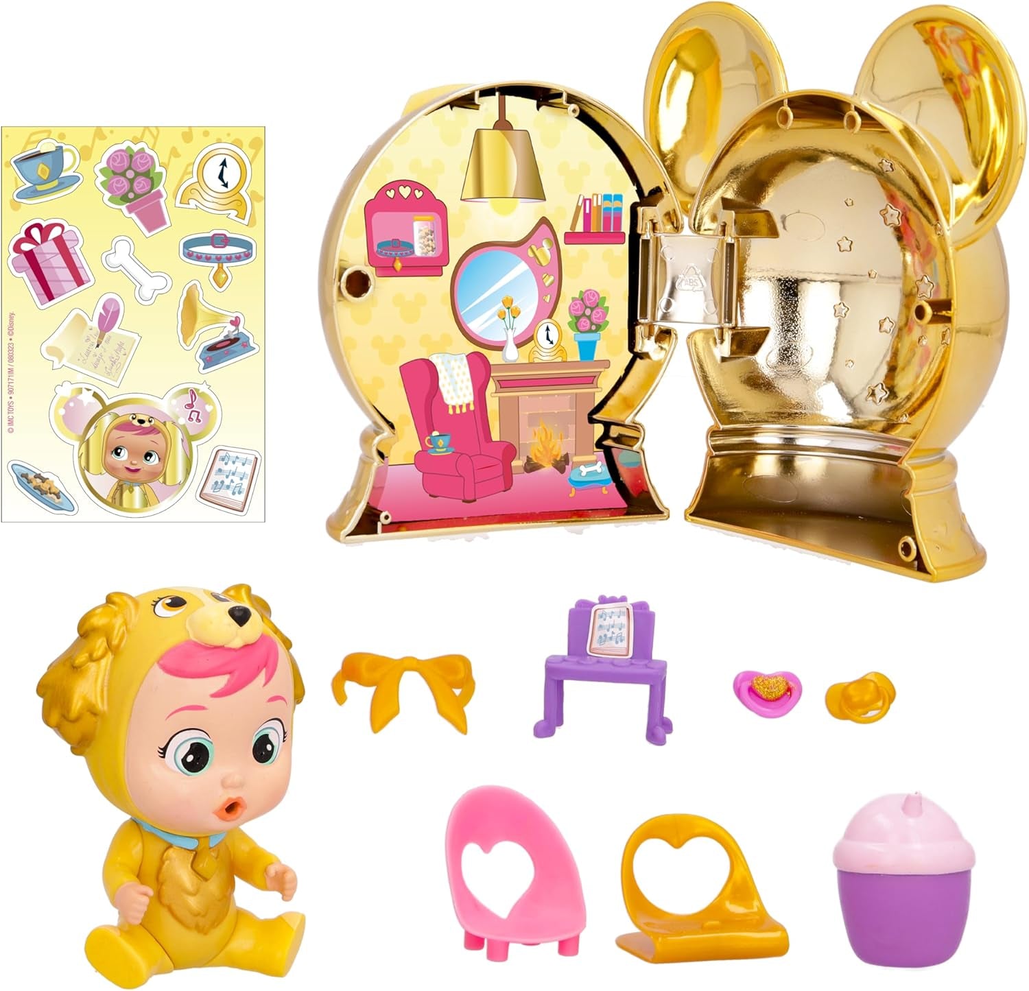 Păpușă Cry Babies Magic Tears 82663IM, multicoloră