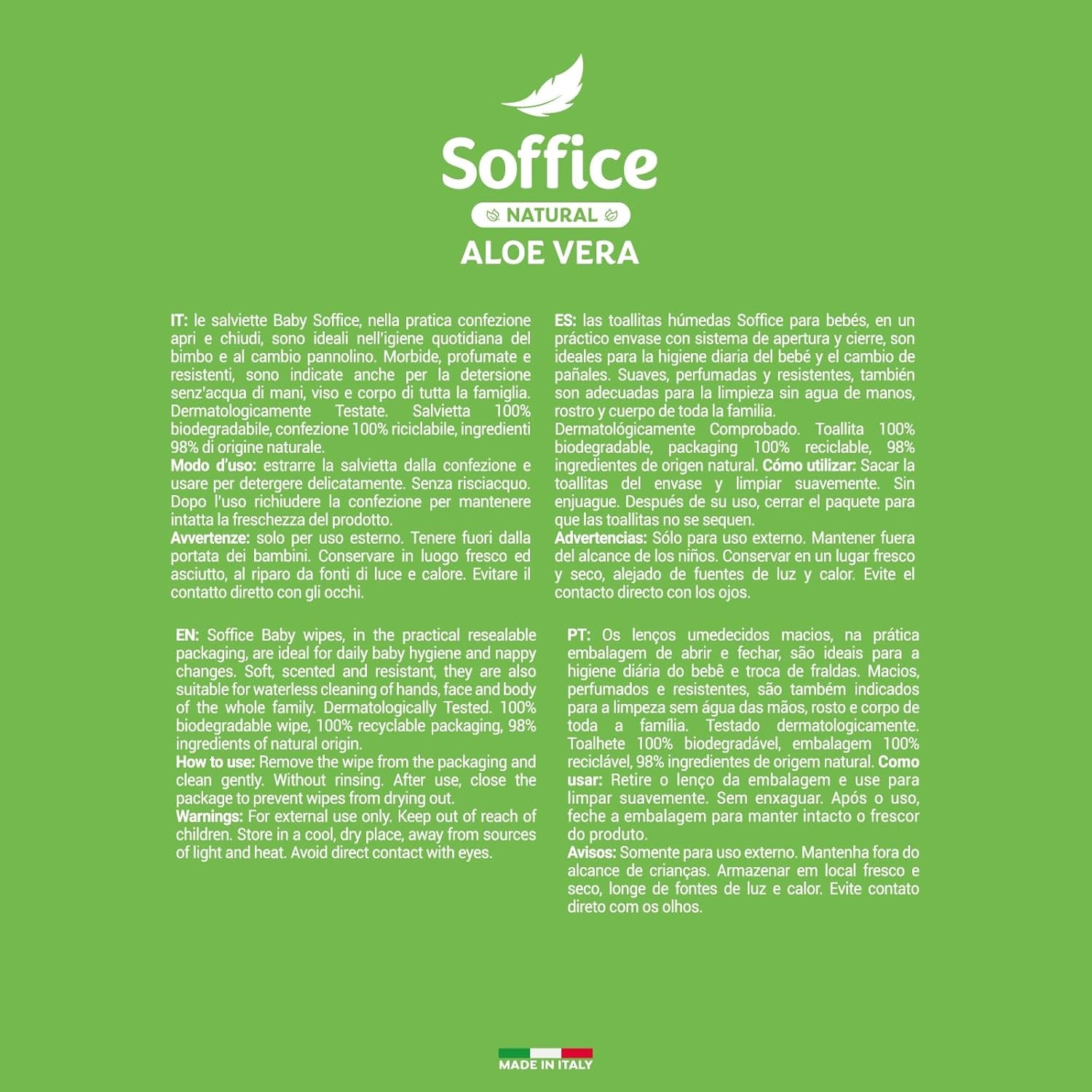 Șervețele demachiante pentru bebeluși și copii mici – formulă hidratantă pentru igiena zilnică a bebelușilor și copiilor mici – 12 pachete a câte 64 de șervețele