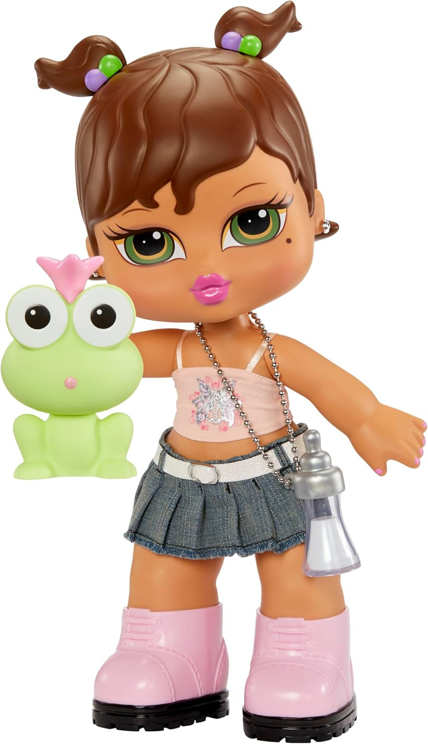 Bratz Big Babyz Yasmin – 34 cm große Sammlerpuppe, Inklusive Haustier, Accessoires und Echter Mode