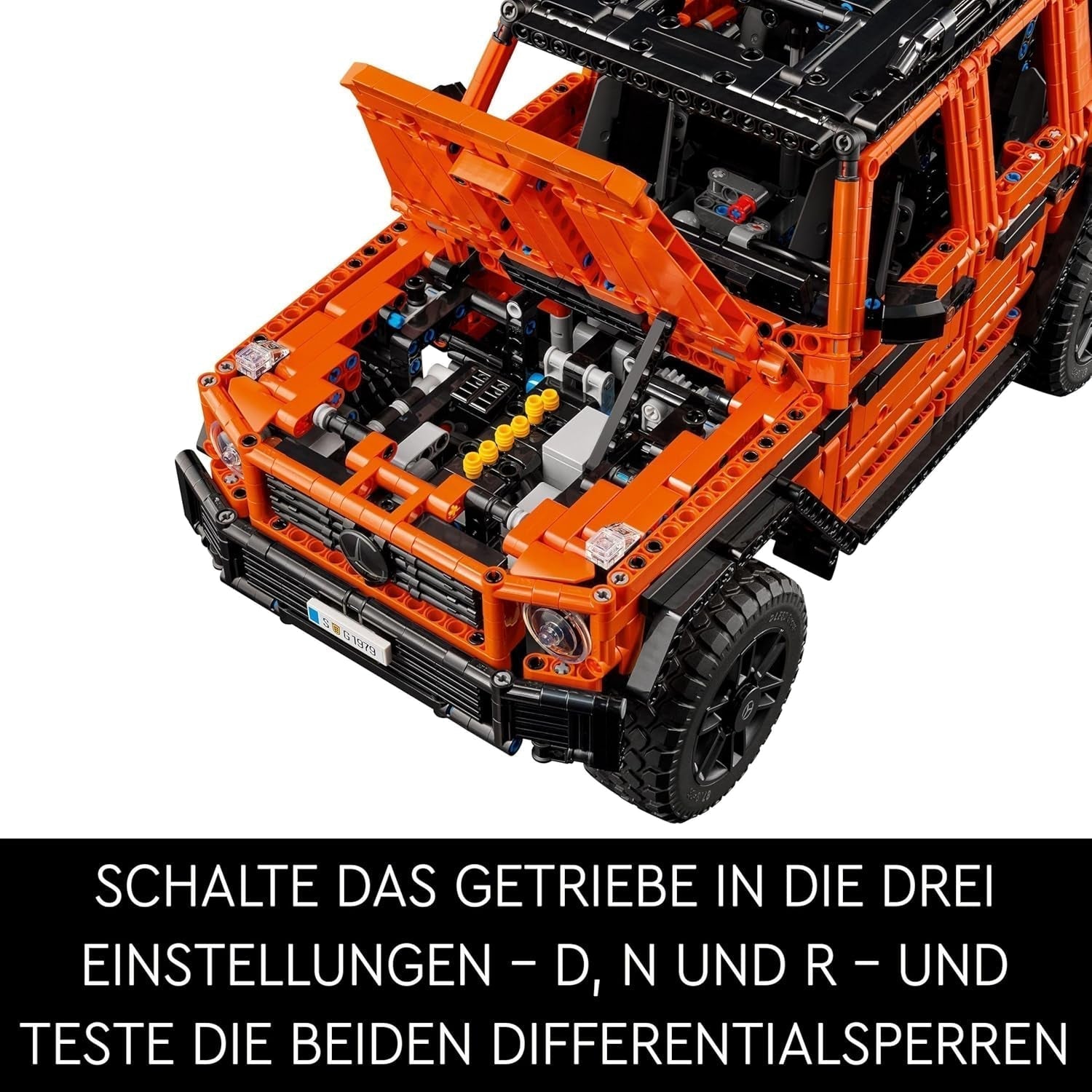 LEGO Technic Mercedes-Benz G 500 Professional Line, set de construcție cu model de mașină G-Class, cadou pentru adulți, set de vehicule de lux de teren, obiect de colecție Mercedes, mașină de jucărie 42177 Seturi de constructie Besuche den LEGO-Store
