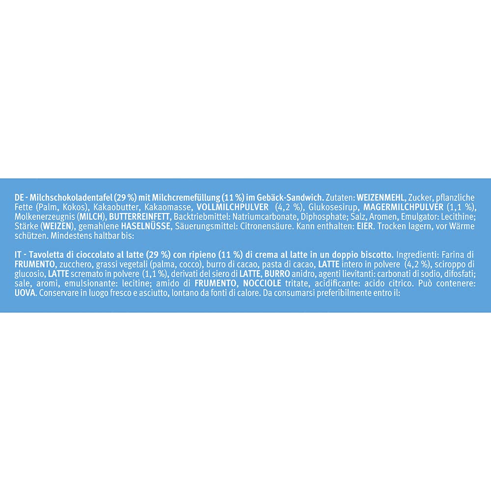 PICK UP! minis Original + Choco&Milk (1 x 1,06 kg), mini batoane ca gustare cu o tabletă crocantă de ciocolată cu lapte între doi biscuiți, pachete cu 100 de porții