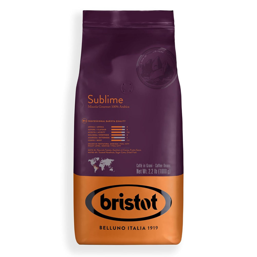 Cafea Espresso Bristot - Sublime 100% Arabica, 1000g boabe