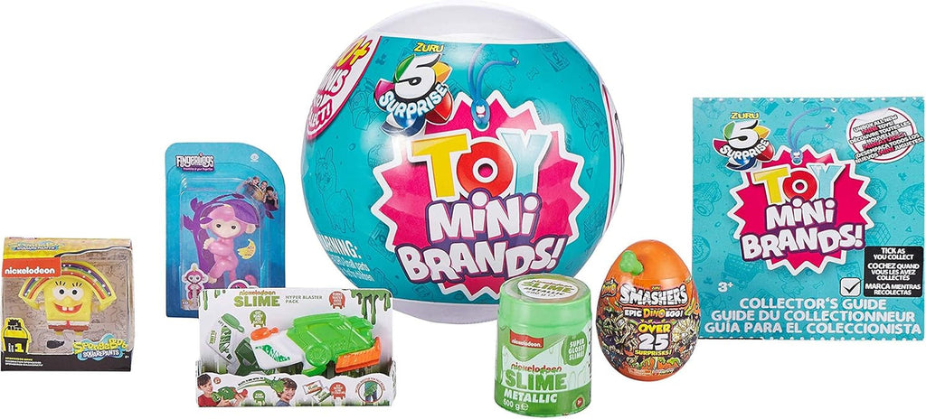 5 capsule surpriză Surprise Toy Mini Brands (pachet de 2) Action figures Naty Shop Multicolor 2 Capsule