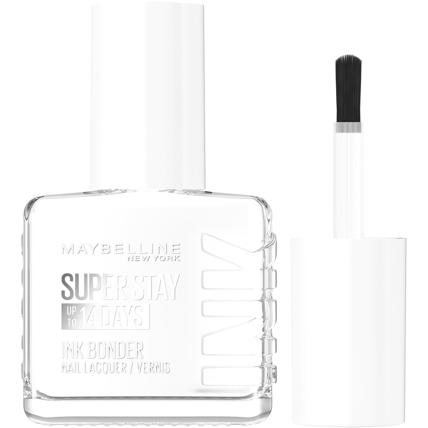 Oja Maybelline New York Super Stay Ink Bonder 940 Alpine Snow – ojă de lungă durată pentru unghii puternice și culoare intensă, 12,3 ml