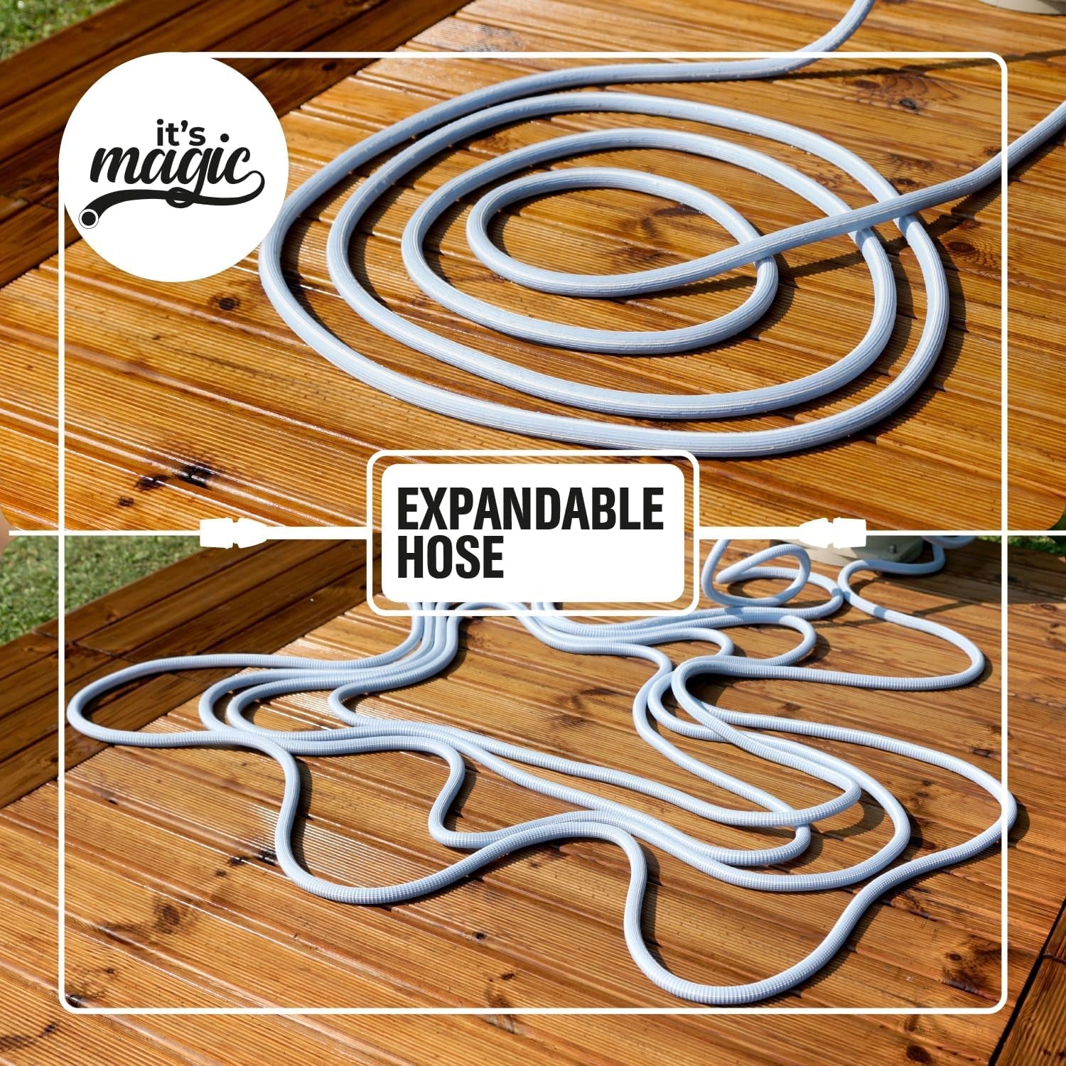 Magic Soft Smart 30 metri - Țeavă de irigații pentru grădini, anti-noduri, anti-torsiune, furtun de apă