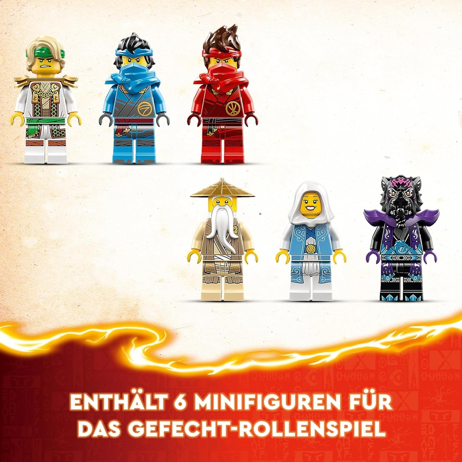 Jucărie LEGO NINJAGO Dragon Stone Temple Dragon cu 6 figuri Ninja, set mare de construit, jucat și expus, cadou de ziua de naștere pentru băieți și fete 13+ 71819 Seturi de constructie Besuche den LEGO-Store