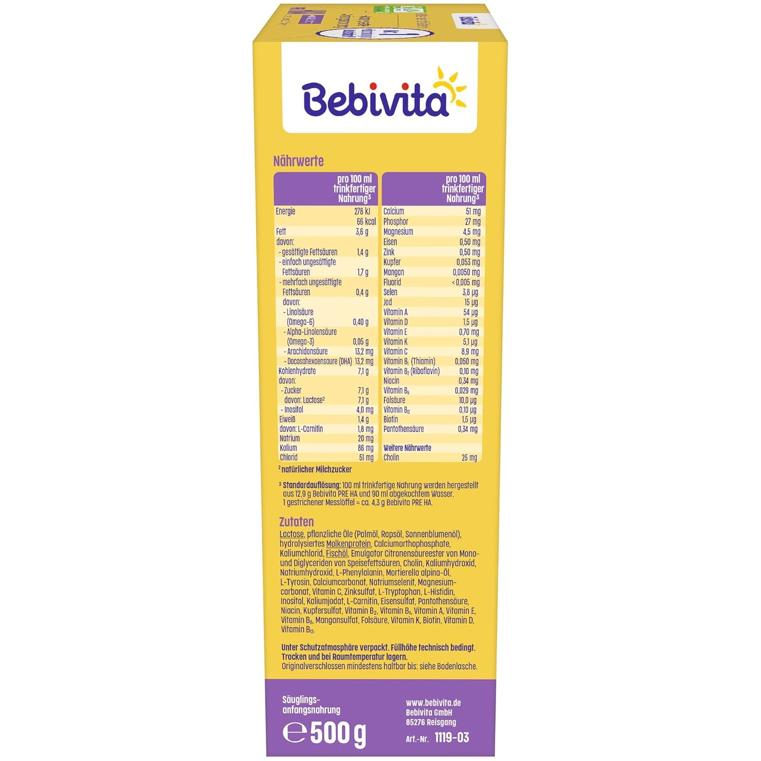 PRE HA (5 x 500g), formulă de lapte praf hidrolizată de la naștere, conține doar lactoză ca și carbohidrat, potrivită pentru alimentație suplimentară