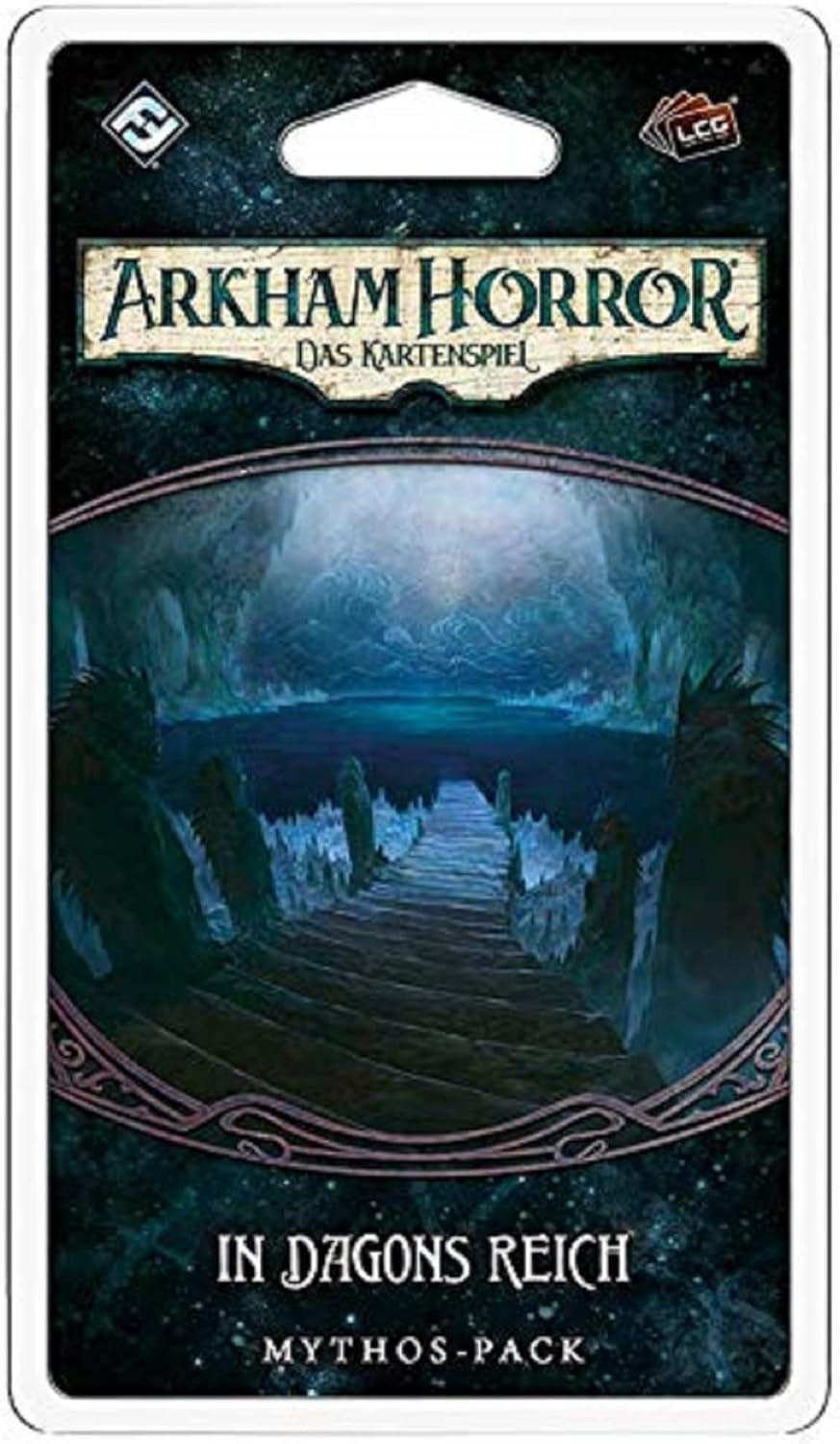 Fantasy Flight Games, Arkham Horror: LCG, Joc de bază, Joc pentru experți, Joc de cărți, 1-4 jucători, Vârste 14+, 45+ minute, Germană, Multicolor, Colorat