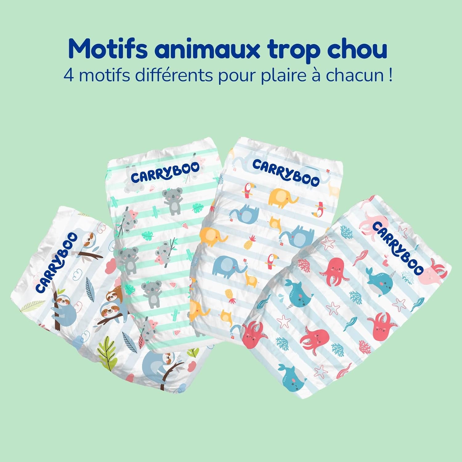 - Windeln Größe 4 (7 – 18 kg) – für empfindliche Haut – natürlich und sehr saugfähig – 12 Stunden auslaufsicher – ohne unerwünschte Inhaltsstoffe – hergestellt in Frankreich – 132 Windeln