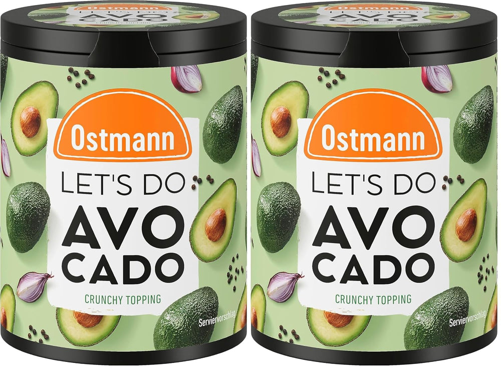Ostmann Gewürze - Let's Do Avocado | Gewürzsalz für Avocado, Guacamole oder Bowls | Crunchy Topping mit Gewürzen, Kräutern und schwarzem Sesam | 70 g in recyclebarer Metalldose