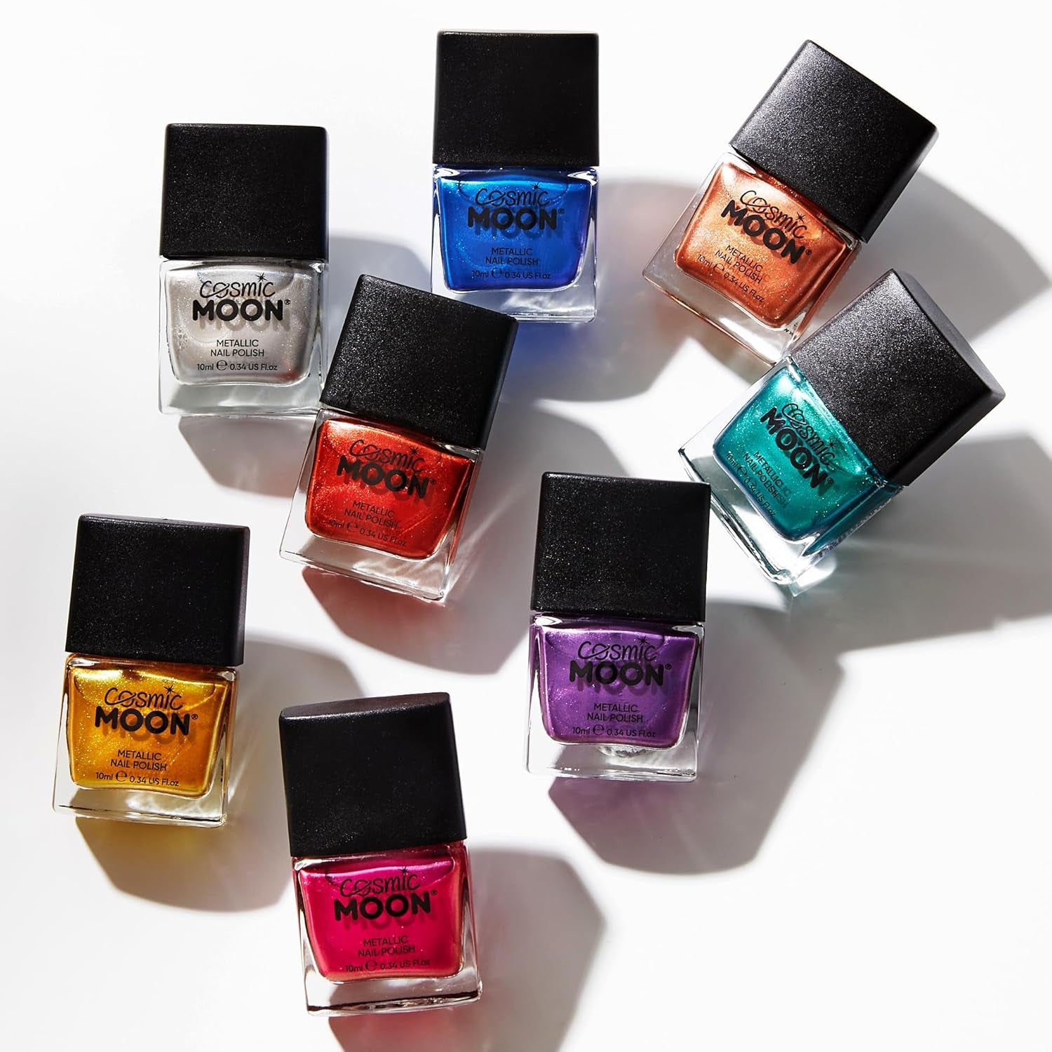 - Ojă metalică - 10 ml - Pentru unghii metalice fascinante - Auriu