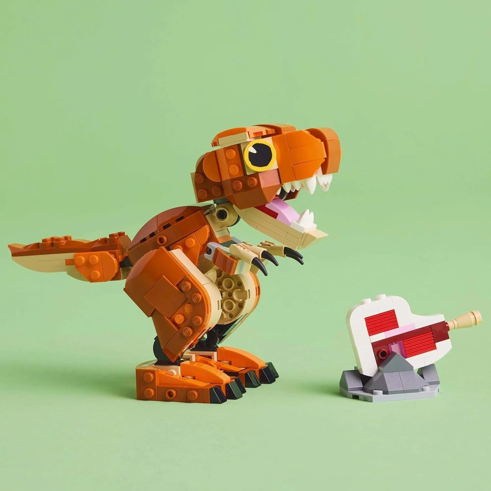 LEGO Jurassic World Little Eatie: T.Rex, jucărie de construcție pentru băieți și fete de la 7 ani, set de construcție cu dinozaur, cadou pentru copii, model cu gură, cap și coadă mobile 76967 Seturi de constructie Besuche den LEGO-Store