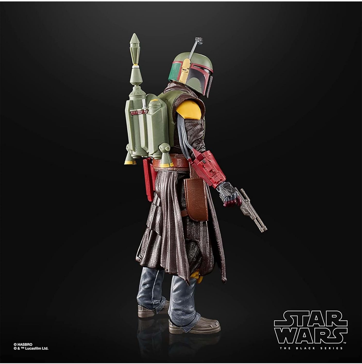 Star Wars Hasbro Seria Neagră Boba Fett (Camera Tronului): Cartea lui Boba Fett Figura de colecție, pentru copii 4+ ani, Multi, 15 cm înălțime Action figures Naty Shop