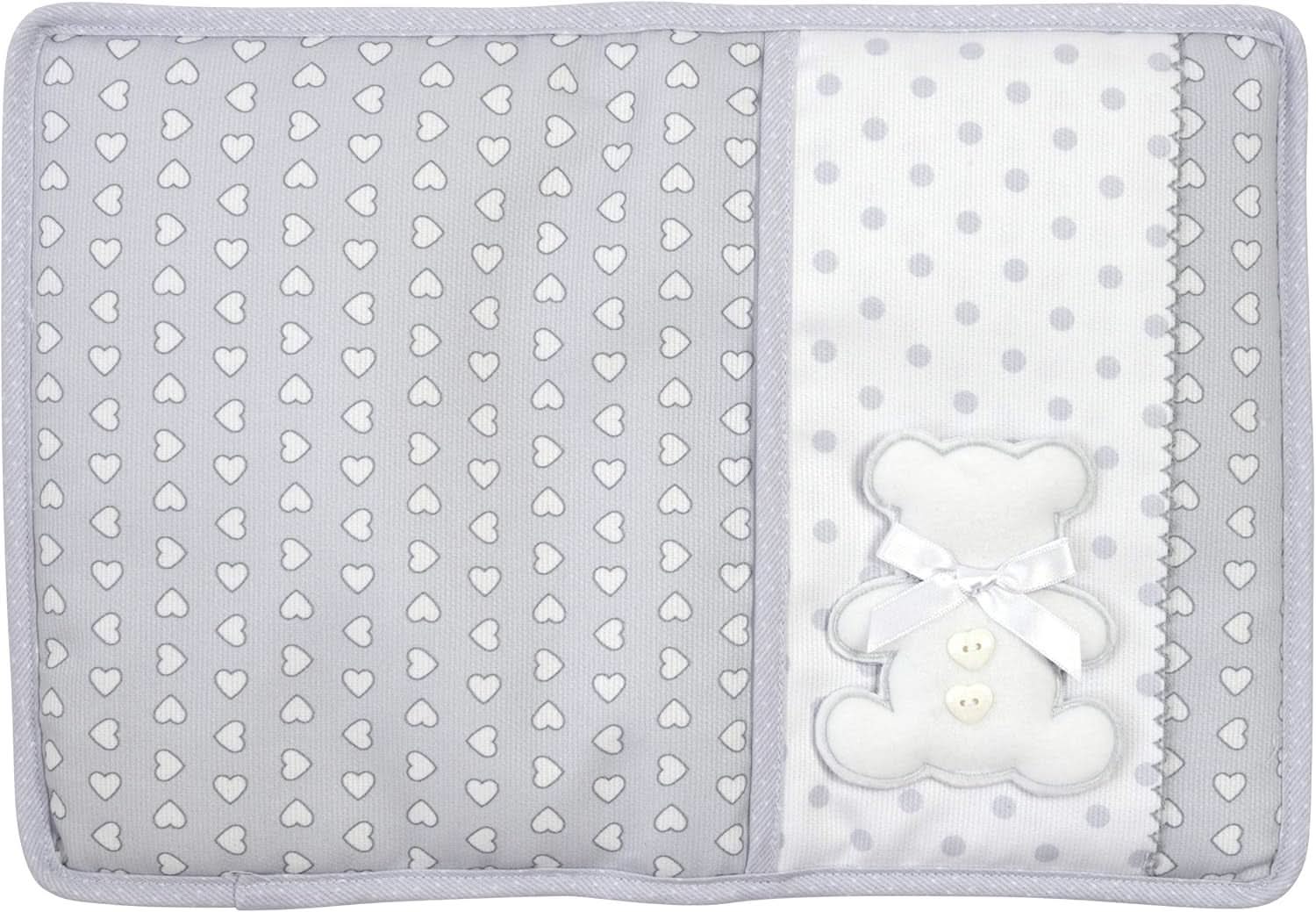 Geanta scutece si servetele, organizator scutece si servetele, 100% Made in Italy, culoare gri Servetele Umede Bebelusi Naty Shop