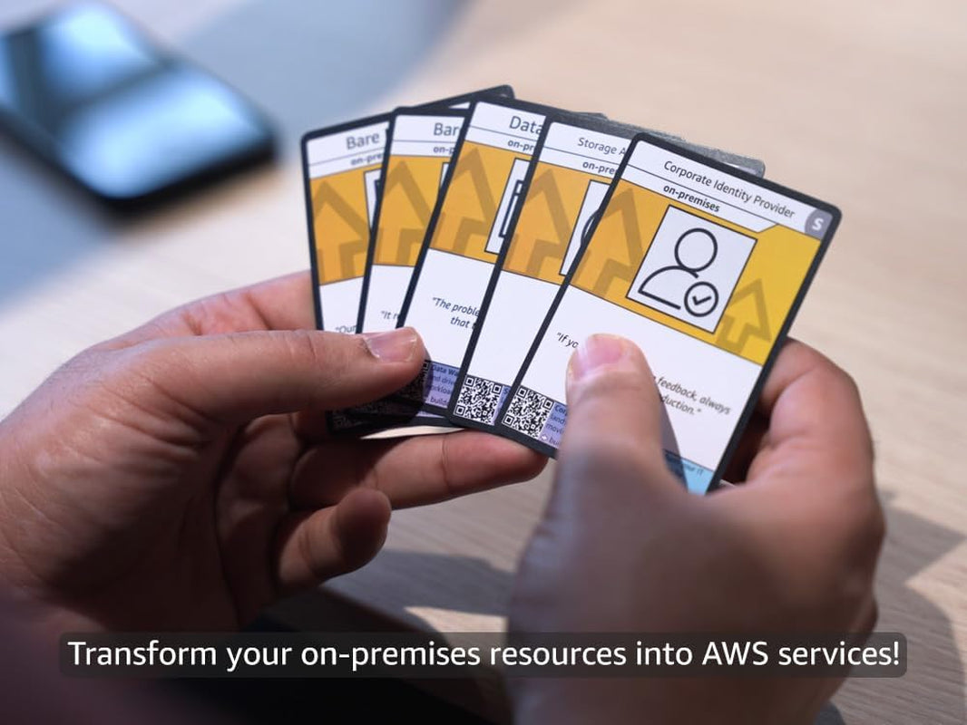 BuilderCards - Joc de cărți Cloud Architecture - Joc de bază (engleză), alb