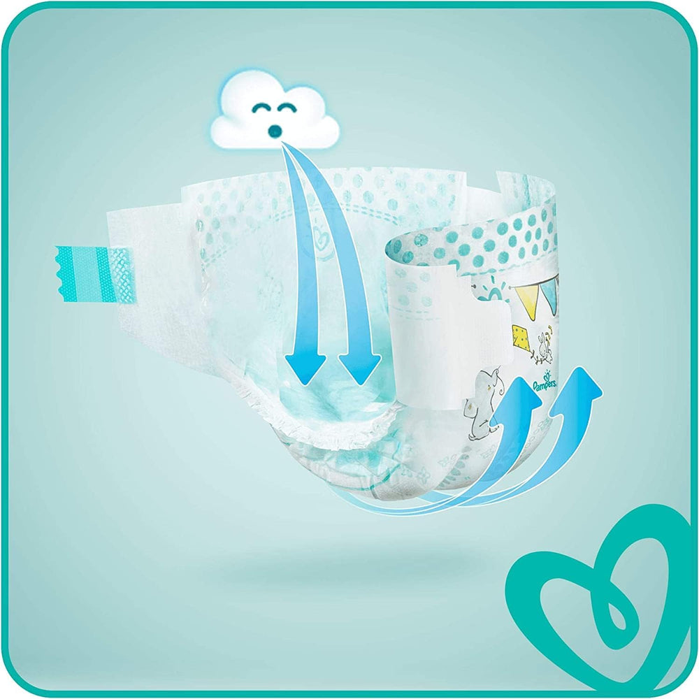 Scutece PAMPERS Baby-DRY mărimea 7 123