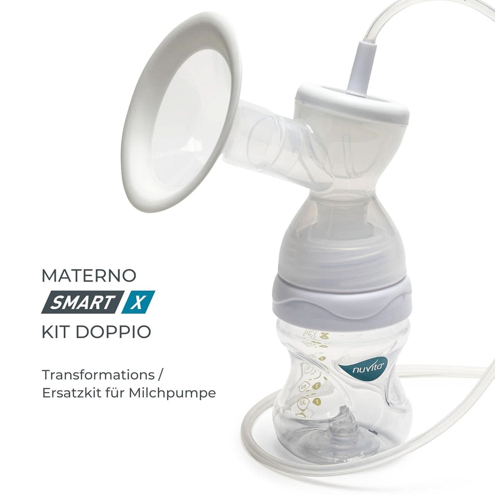 Nuvita Efficient set pompă dublă pentru Materno Smart X - 1287KDX | Set complet de accesorii, biberon anti-colic aprobat de Aio Accesorii Hrana si Alaptare Bebe Naty Shop