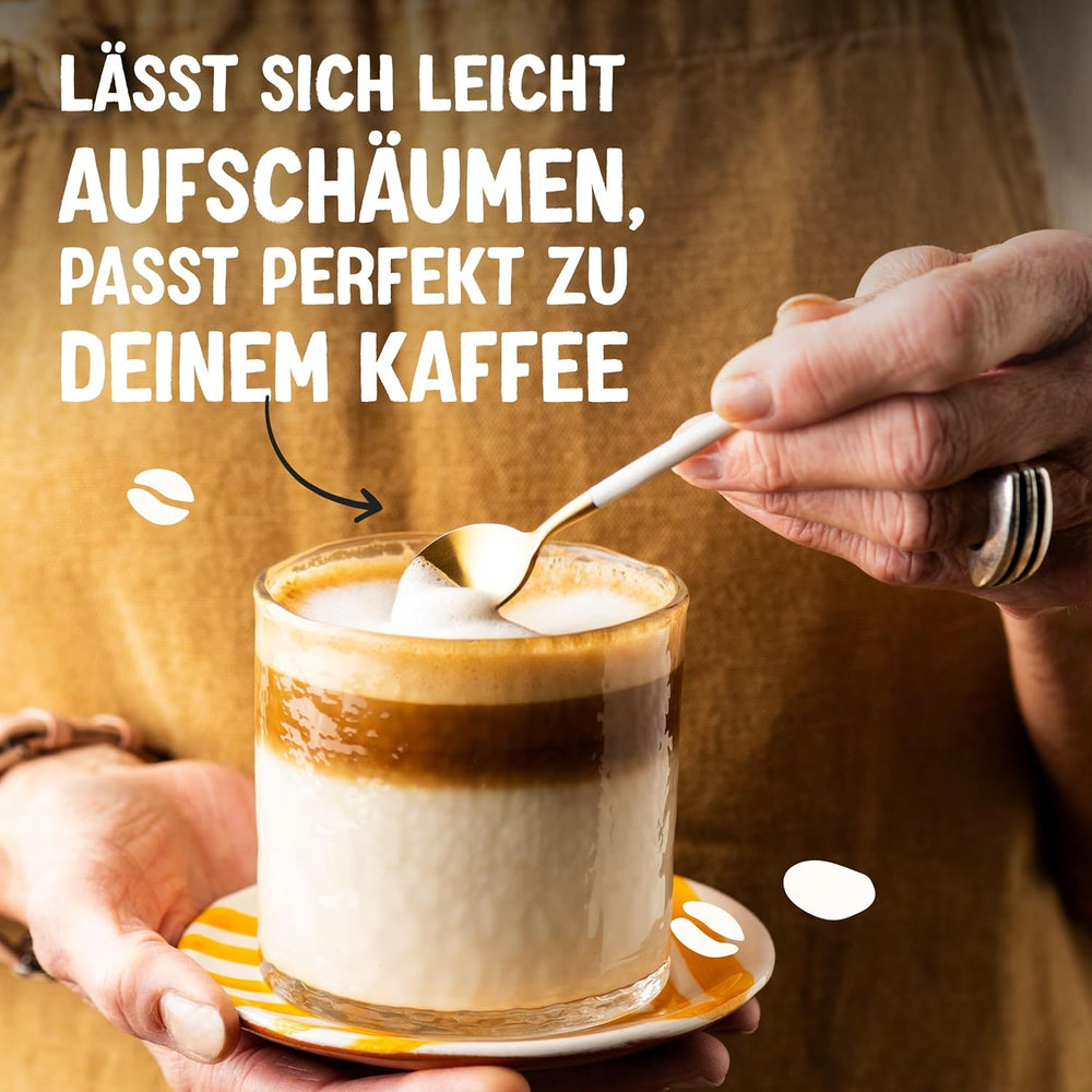 Alpro Barista Haferdrink – Zum Aufschäumen – Vegan und milchfrei – Von Natur aus laktosefrei – Reich an Ballaststoffen, Calcium und Vitaminen – 8 x 1 L – Haltbar
