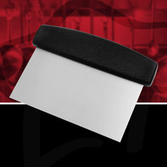 FMprofessional tăietor de aluat 16x8cm INOX, Negru