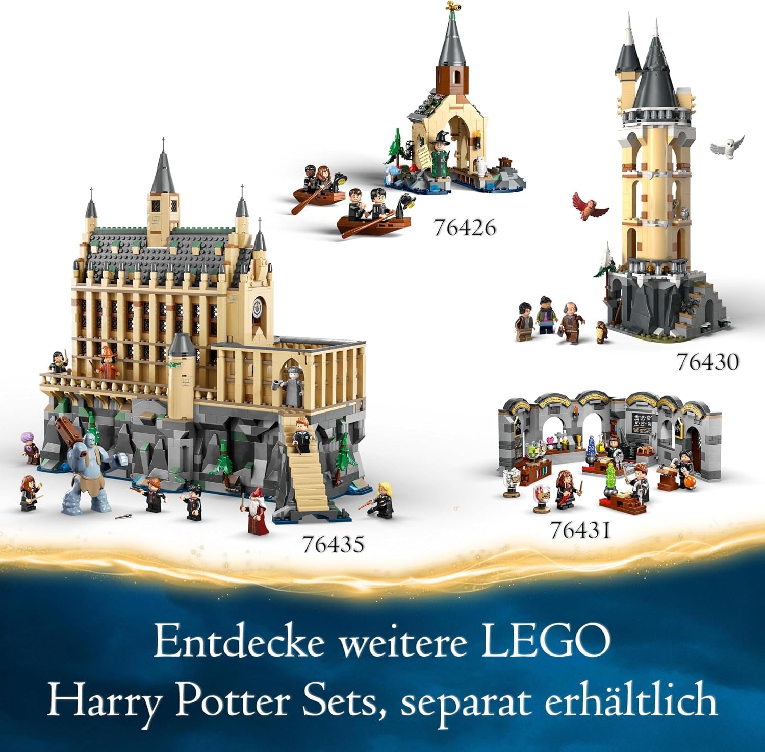 LEGO Harry Potter Ollivanders & Madam Malkin's Suits, Lands Of Diagon Alley, Playset pentru copii, Wizarding Toys, Fantasy Cadouri pentru fete, băieți și fani de la 8 ani 76439 Seturi de constructie Besuche den LEGO-Store