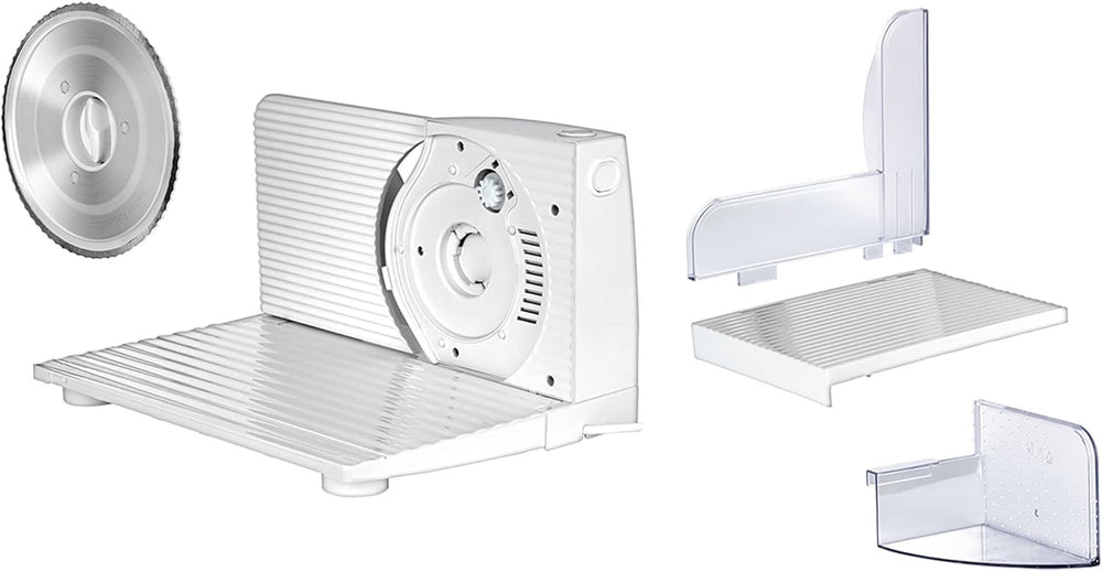 MPM MKR-05 Feliator electric universal, grosime de tăiere reglabilă până la 15 mm, 150 W Rasnite si Feliatoare Naty Shop