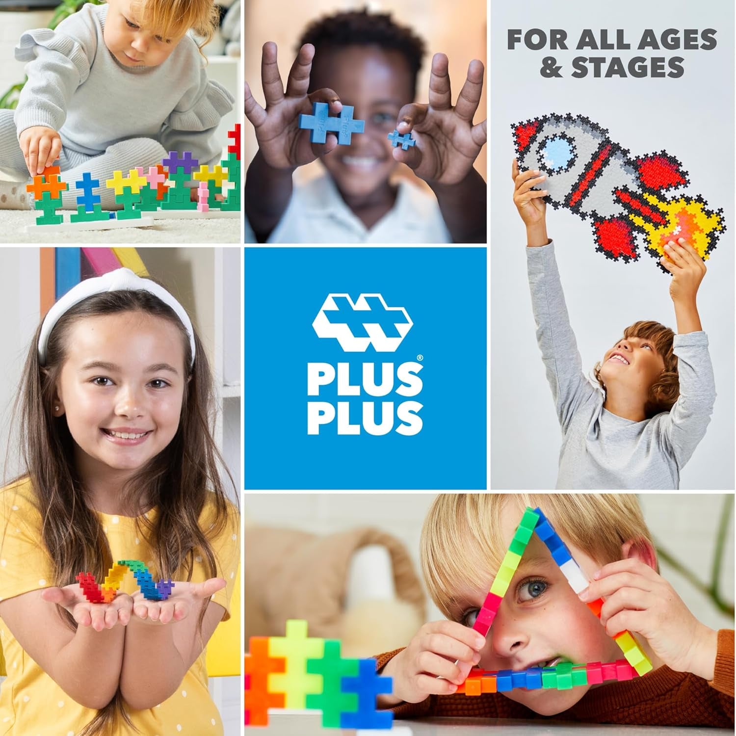 Geniales Konstruktionsspielzeug, Open Play Basic, Bausteine-Set, 1200 Teile