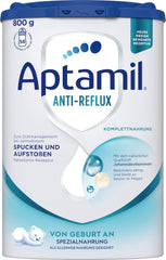 Aptamil Anti-Reflux - Formulă completă de la naștere, pentru gestionarea dietei, pentru vomă și regurgitație, hrană pentru bebeluși, lapte praf, 1 x 800 g