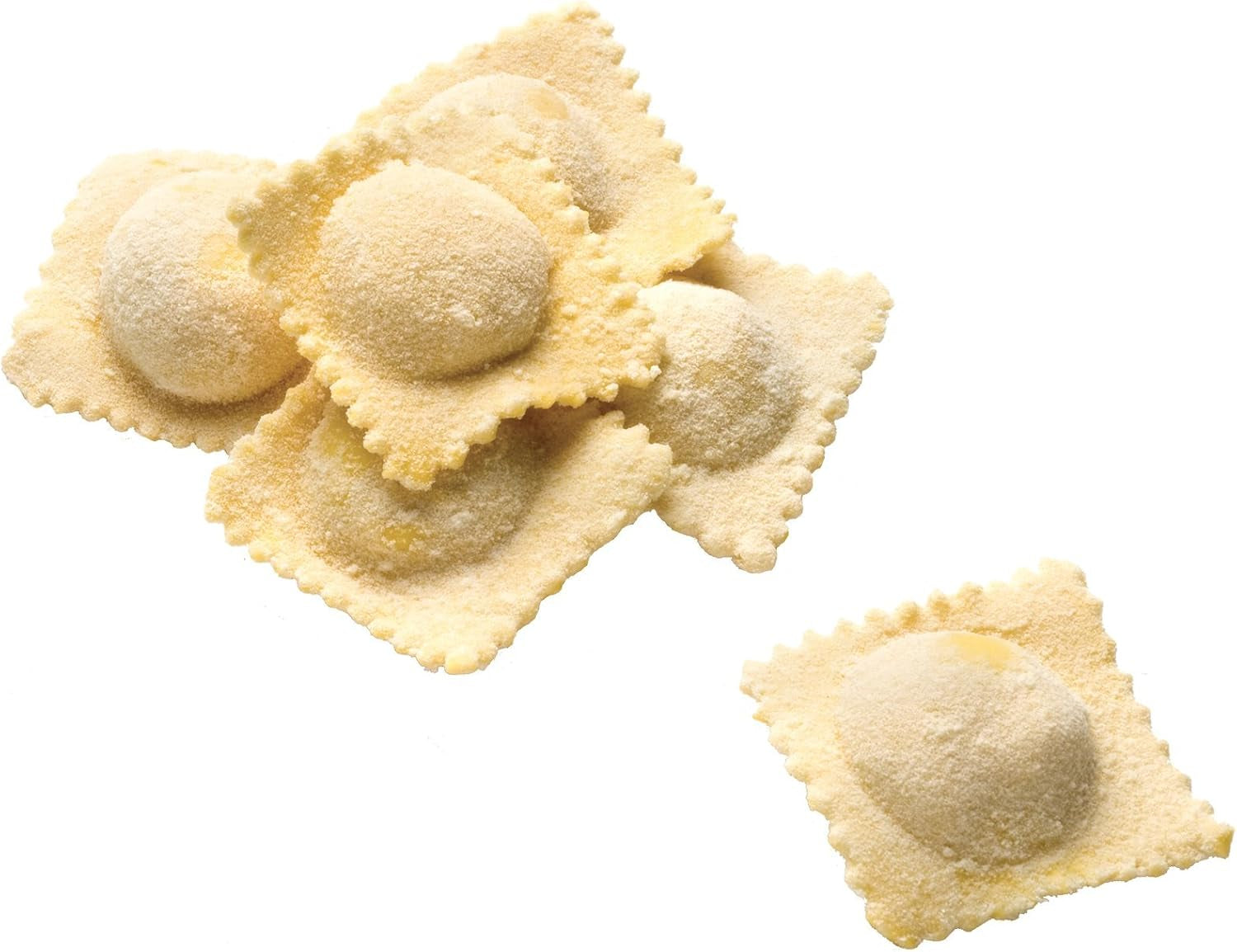 Metaltex 252326080 Formă de ravioli, rotundă cu pătrat, set de 2