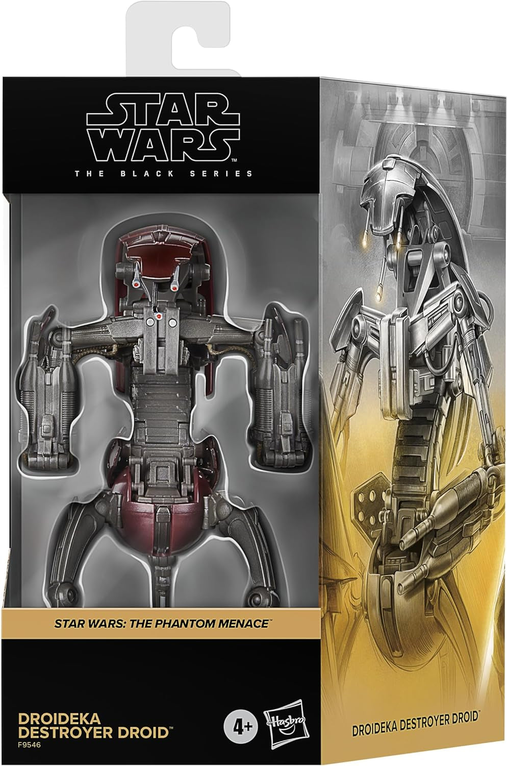 Star Wars seria neagră Droideka Destroyer Droid, figurină de acțiune Star Wars: Amenințarea fantomă, 15 cm Action figures Naty Shop Titlu implicit
