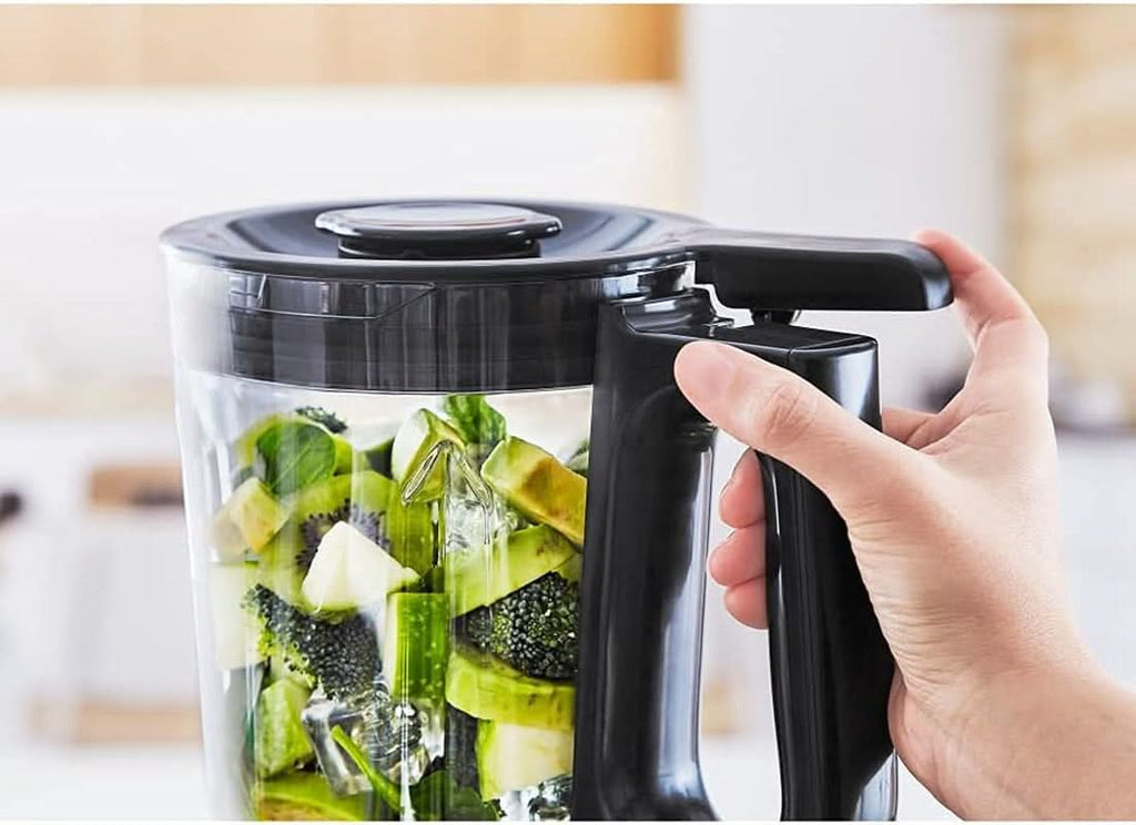 Krups Highspeed- Standmixer Infinymix KB9158 | 1600 W | 5 Automatische Programme + Manuelle Einstellung | Tritanbehälter | Inkl. Rezeptheft | Smoothies, Shakes, Crushed Ice | Schwarz Bucatarie Naty Shop