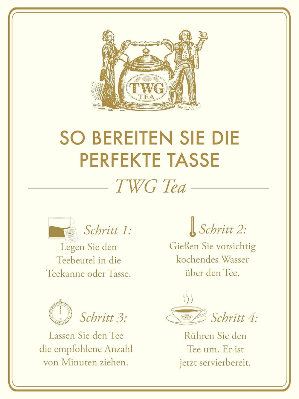 TWG Tea | 1837 Black Tea | Ceai negru | Fructe și flori | 15 pliculețe de ceai cusute manual din bumbac | Set cadou