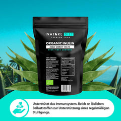 Nature Diet - Bio-Inulin 1 Kg | Aus Agave | Natürliches Präbiotikum Indulcitori Naty Shop