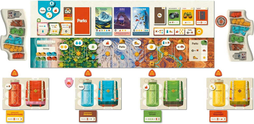 Parks (ediția a II-a), 26,7 cm x 26,7 cm x 0,1 cm