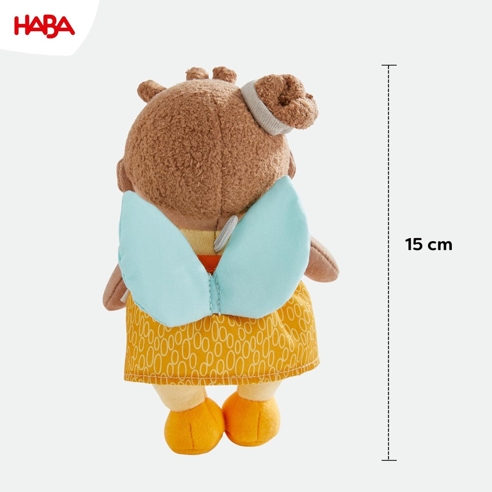 HABA Înger Păzitor Holly – Păpușă din material textil pufoasă (15 cm), cadou perfect de bun venit pentru bebeluși și copii mici – Lavabilă la 30 °C – 2011871001