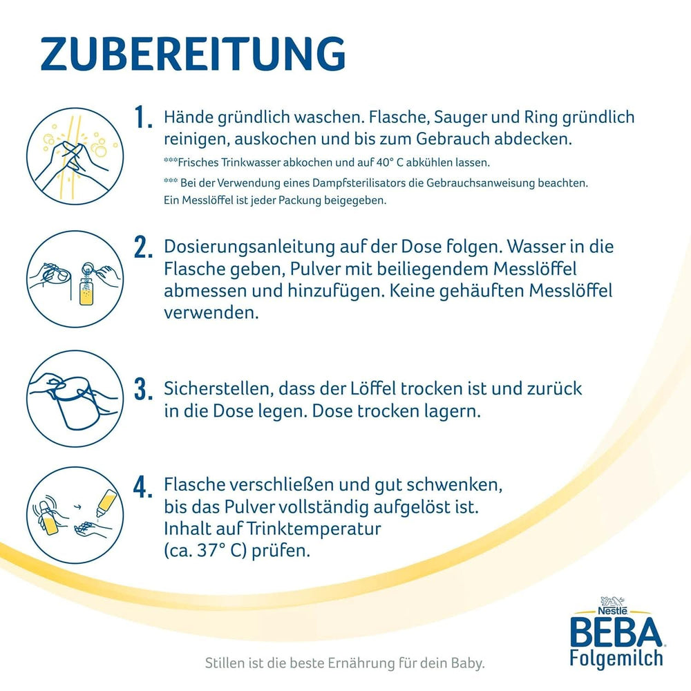 Nestle BEBA 2 Lapte praf de continuare după luna a 6-a, cu complex 5 HMO, numai lactoză, fără ulei de palmier, pachet de 3 (3 X 800G) Mama si Copilul Naty Shop