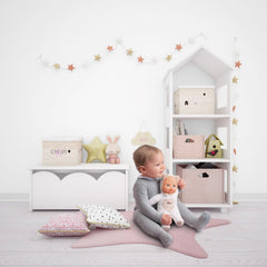 Chicco Meine erste Puppe Spielzeug, Kuschelpuppe mit weichem Beißherz, weich und leicht, Babyspielzeug, maschinenwaschbar, 0 Monate Plus, Rosa