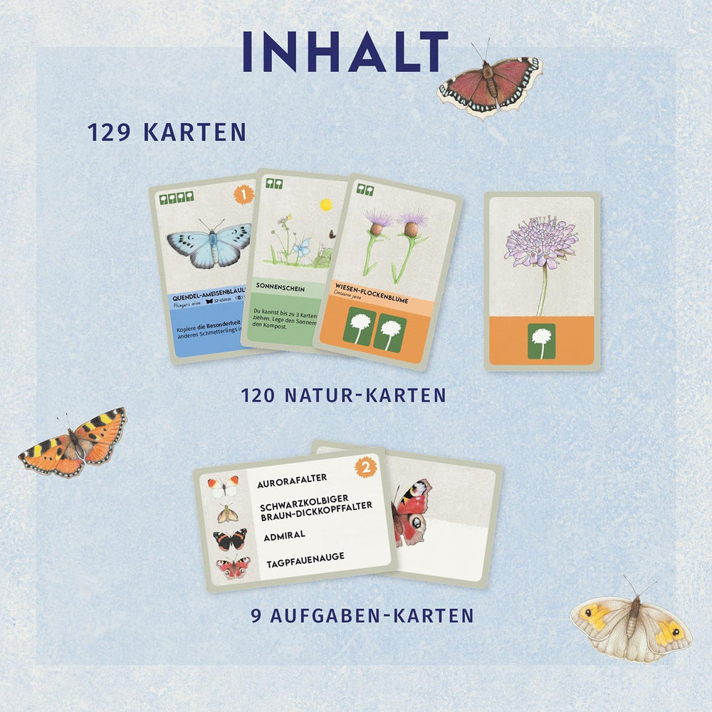 Kosmos 6848907 Regatul Florilor - O Grădină Plină de Fluturi, Joc de cărți pentru Familii cu Vârste de 10 Ani și peste, pentru 2-5 Jucători