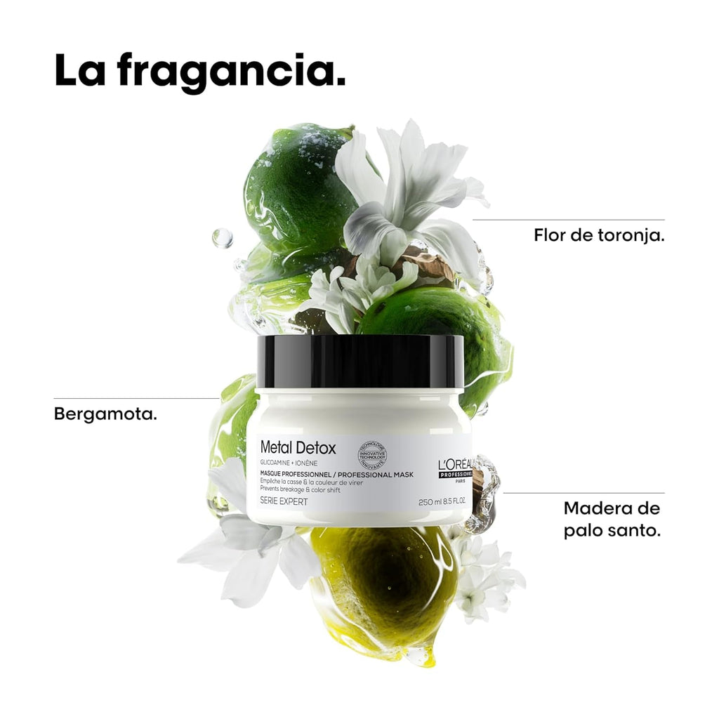 L'Oréal Professionnel Professional Mască de restructurare pentru toate tipurile de păr, ajută la repararea daunelor și restabilește rezistența părului, Absolut Repair Molecular, 150 ml Masca de par Naty Shop