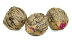 Flori de ceai „THREE FLOWER” 1 bucată de ceai | Frunze de ceai verde - Flori de gălbenele - Flori de cresson european | Ideal pentru iubitorii de ceai | Ceai verde | Ceai de flori | 6G