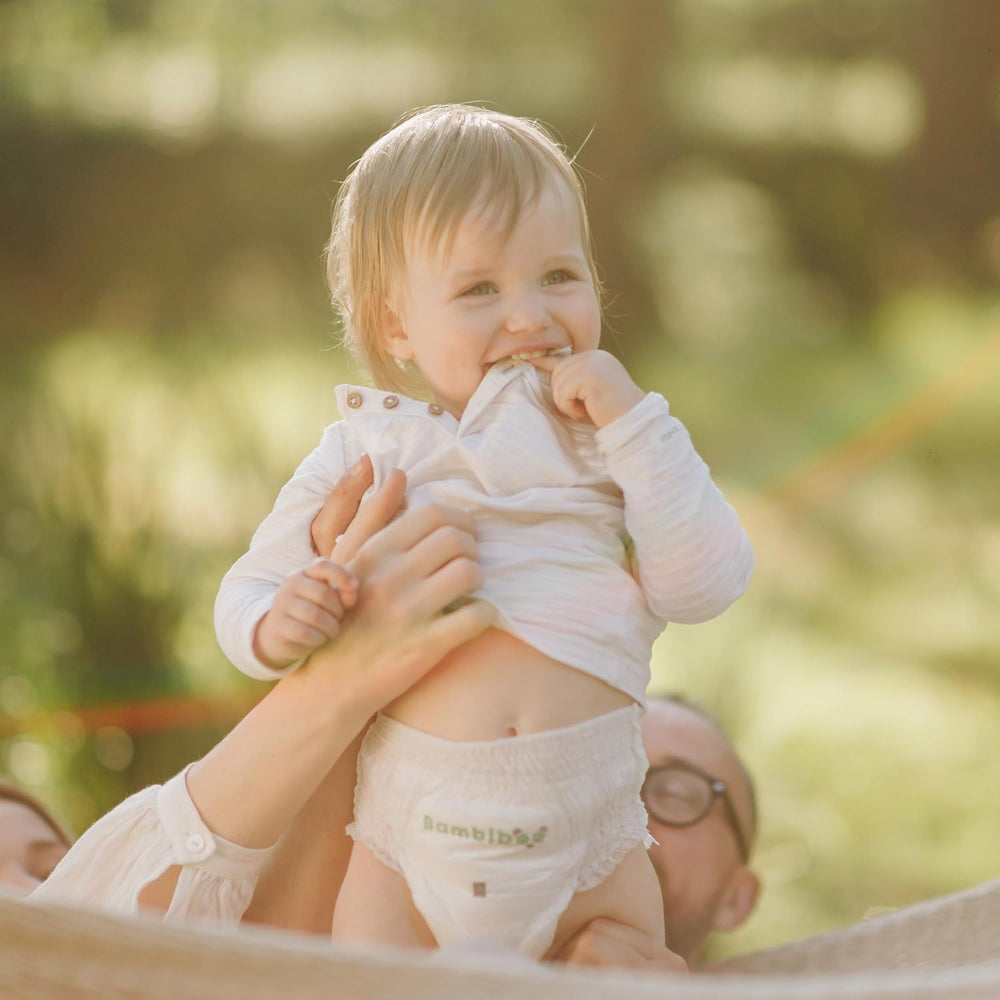 Scutece de unică folosință Bambiboo, prietenoase cu pielea, cu fibre fine de bambus - Chiloți pentru scutece pentru bebeluși - Huse de scutece de unică folosință - Protecție pentru pielea sensibilă - Foarte absorbante - Mărimea 4 (Maxi), 16 bucăți