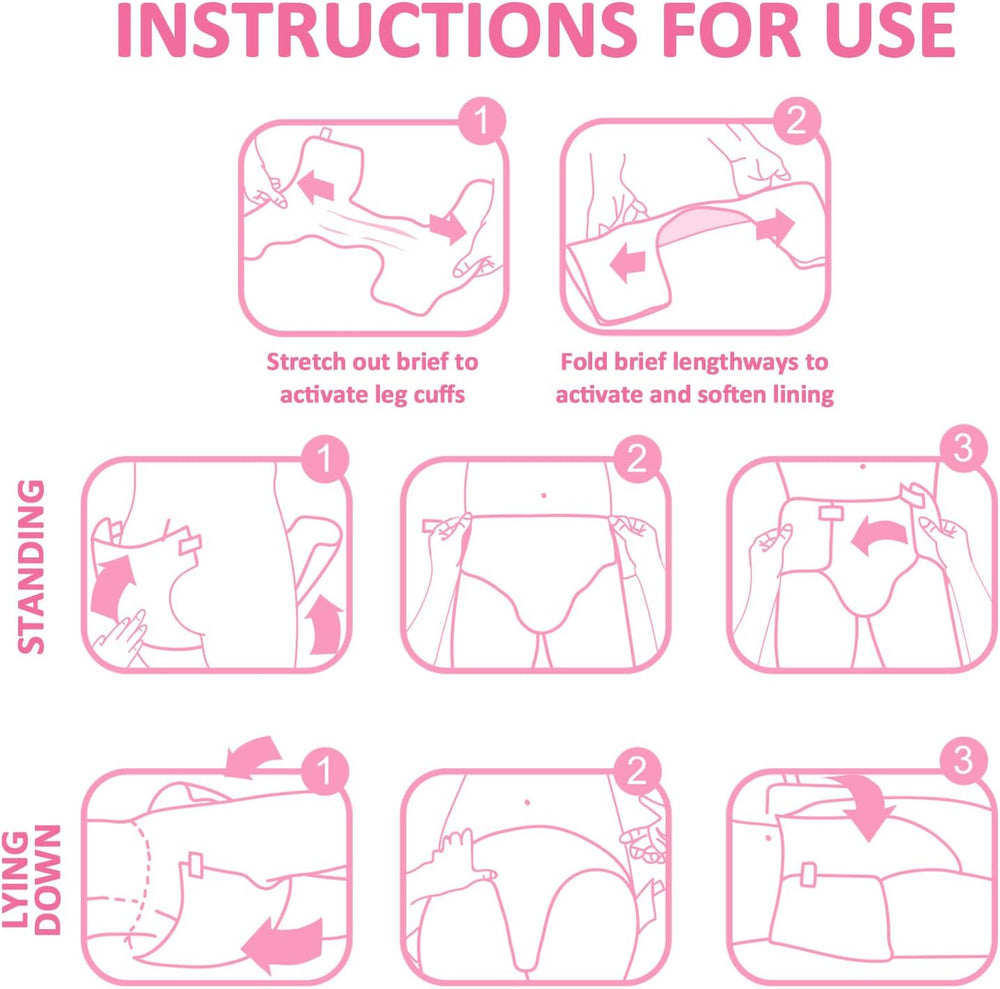 Scutece imprimate pentru adulți, 5500-5800 ml, pachet de 2 - Blushing Baby (M)