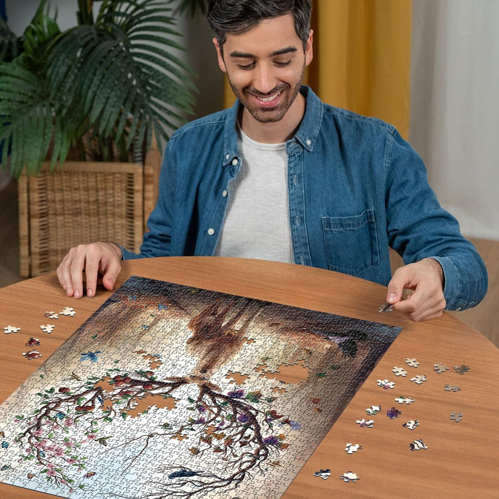 Ravensburger Puzzle 12000459 - Cerbul Magic - Puzzle de 1000 de piese pentru adulți și copii de la 14 ani, puzzle cu motiv de cerb Puzzle Naty Shop