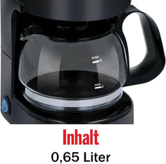 Cafetieră pentru camioane de 24V - Cafetieră pentru camioane - Cafetieră cu filtru - Cafetieră cu funcție de menținere la cald - Cafetieră cu carafă de sticlă - Neagră