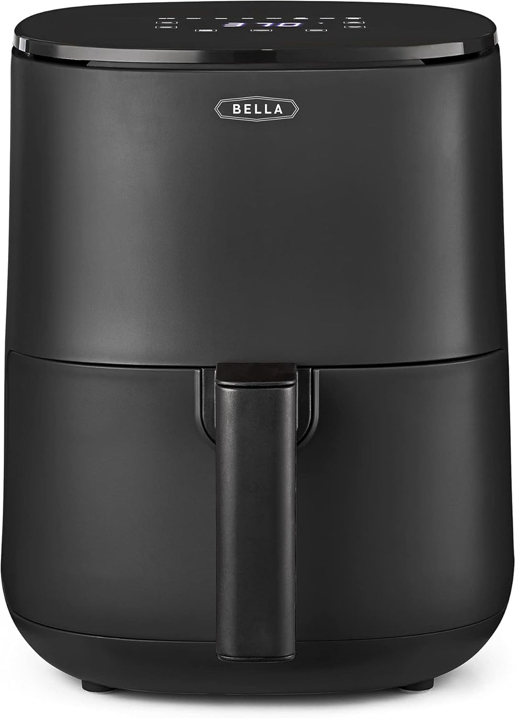 BELLA Hot Air Fryer 1.9L, 5-In-1 Compact Multi-Cooker, acoperire neaderentă, coș sigur pentru mașina de spălat vase Electrocasnice Naty Shop Negru 3L US Touchscreen