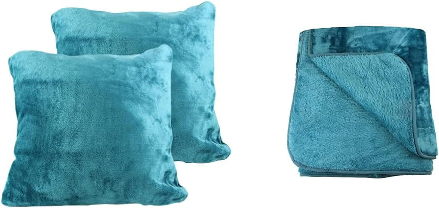 Amago - Pătură confortabilă, aspect cașmir, 220 X 240 Cm - antracit Paturi si Cuverturi Amago Benzină Pătură confortabilă + față de pernă 130 X 170 Cm