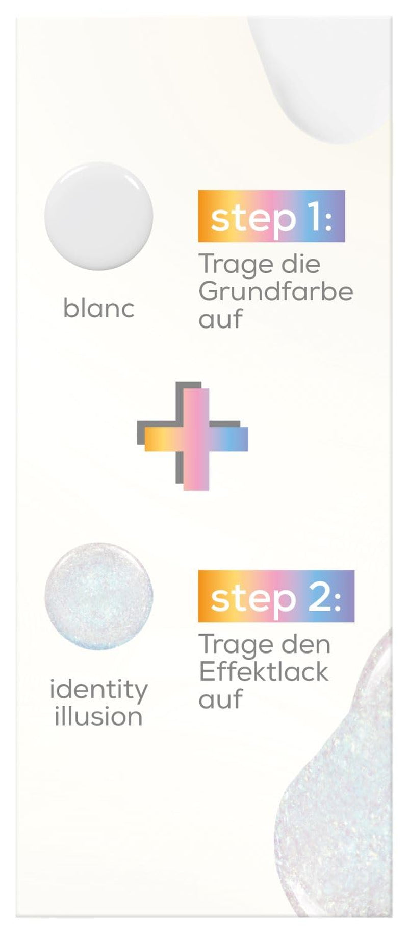 Set Essie Nail Art Studio, ojă Mermaid Vibes nr. 1 Blanc, ojă Special Effects nr. 7 Identity Illusion