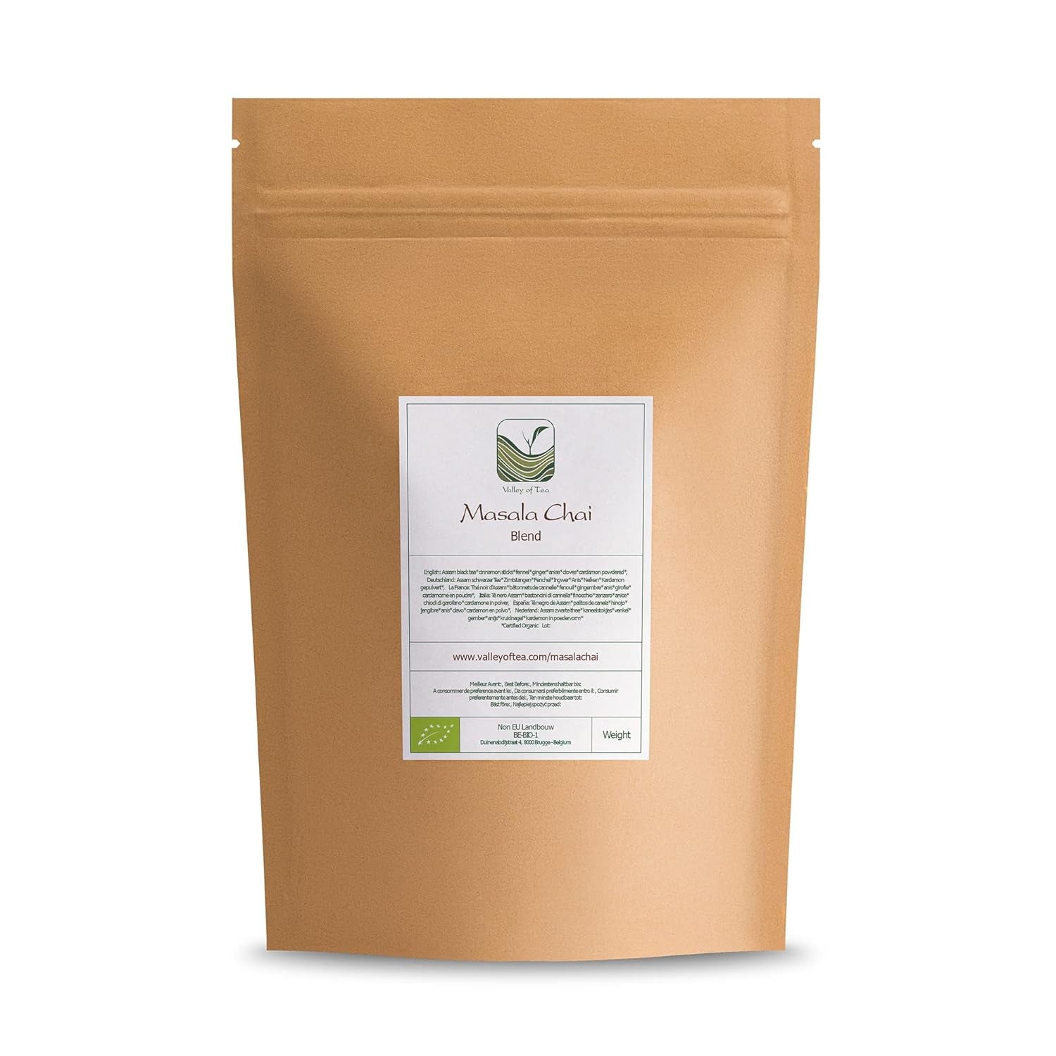 Masala Chai Ceai negru organic - perfect pentru India Latte - amestec indian organic 100 g